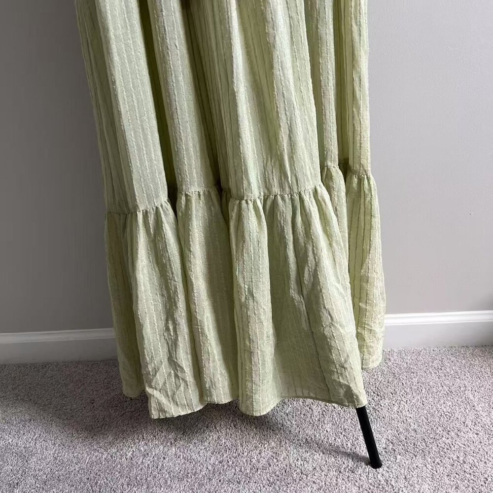 NWT Elliatt Women's Green Ruffle Maxi Dress Size XL - Picture 6 of 9